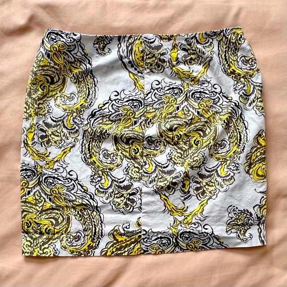 Ann Taylor Madison Paisley Print Skirt - Picture 5 of 5